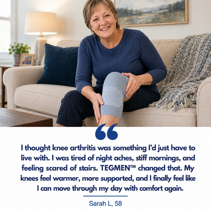 TEGMEN™ Fix Stiff, Painful Knees from Arthritis, From Home